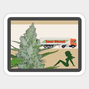 Sour Diesel Sticker